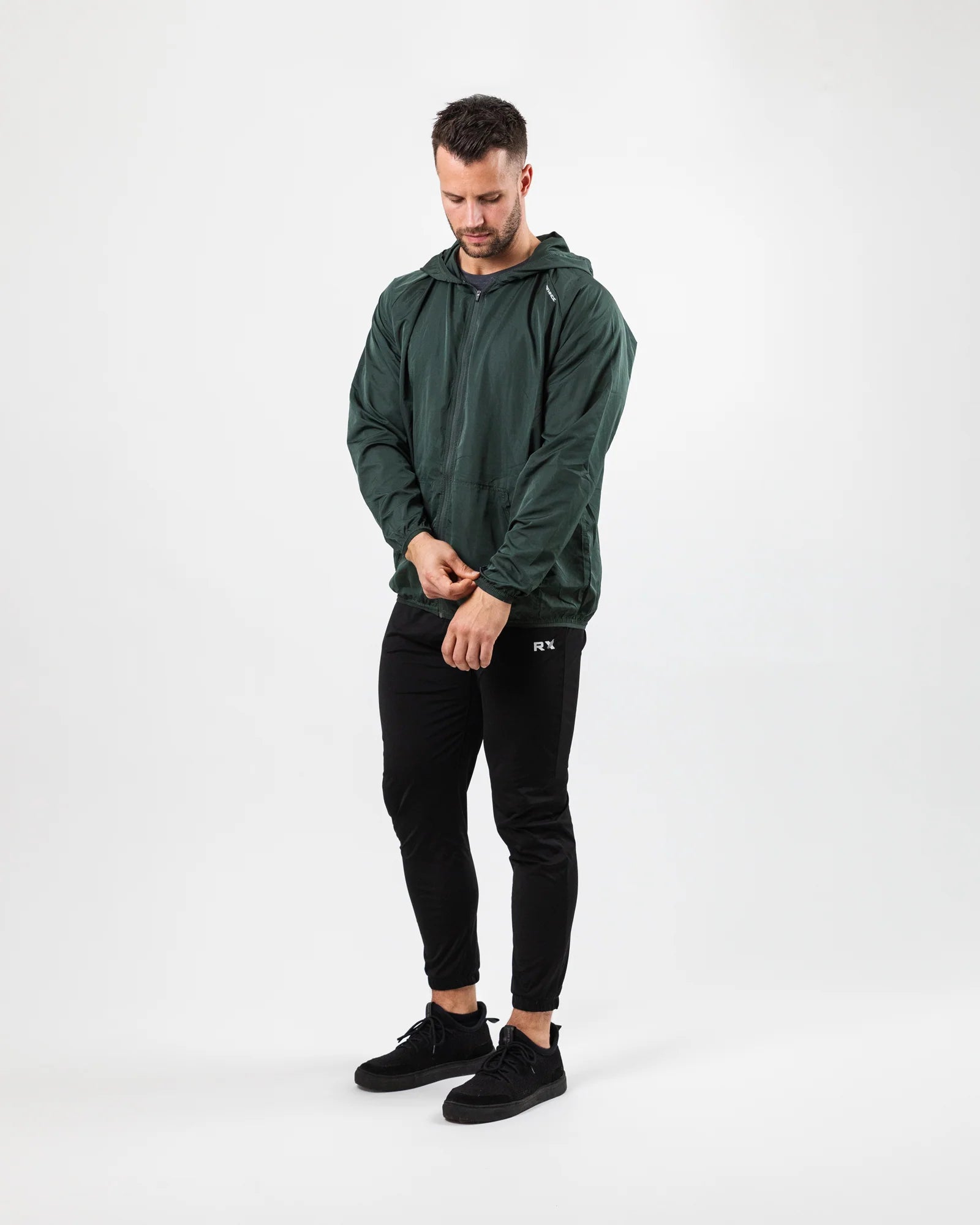 RX Performance Strike Windbreaker Jacket Emerald Green RX Performance