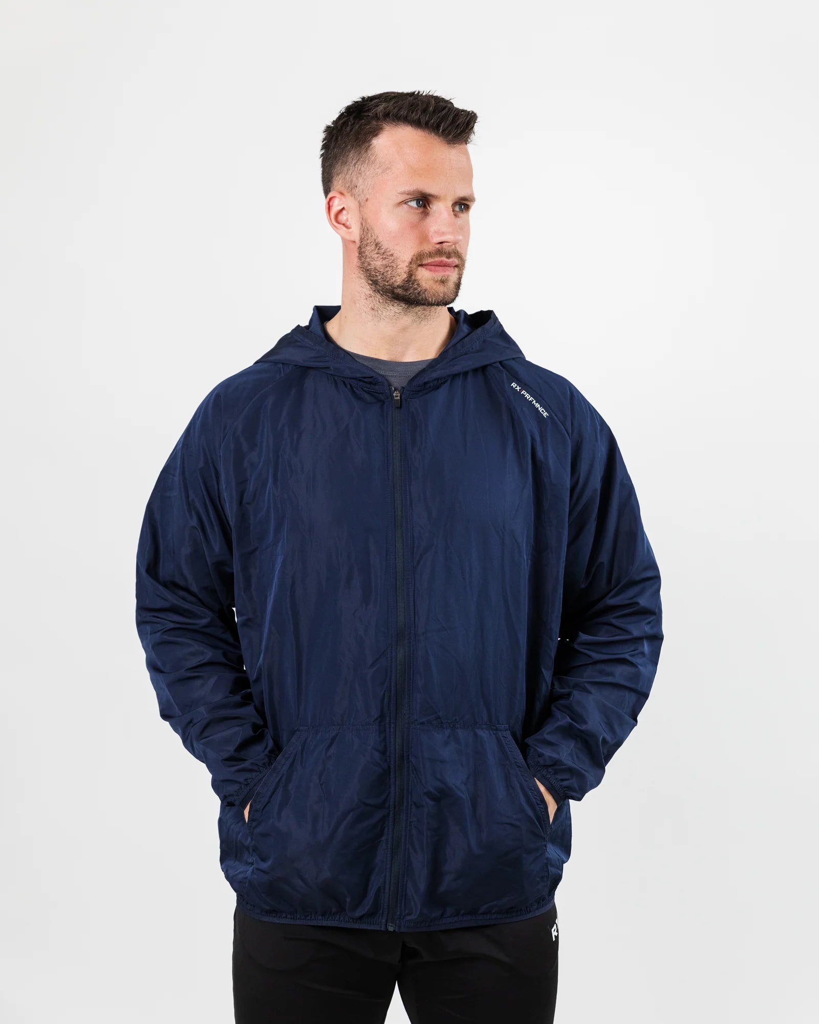RX Performance Strike Windbreaker Jacket Midnight Blue RX Performance