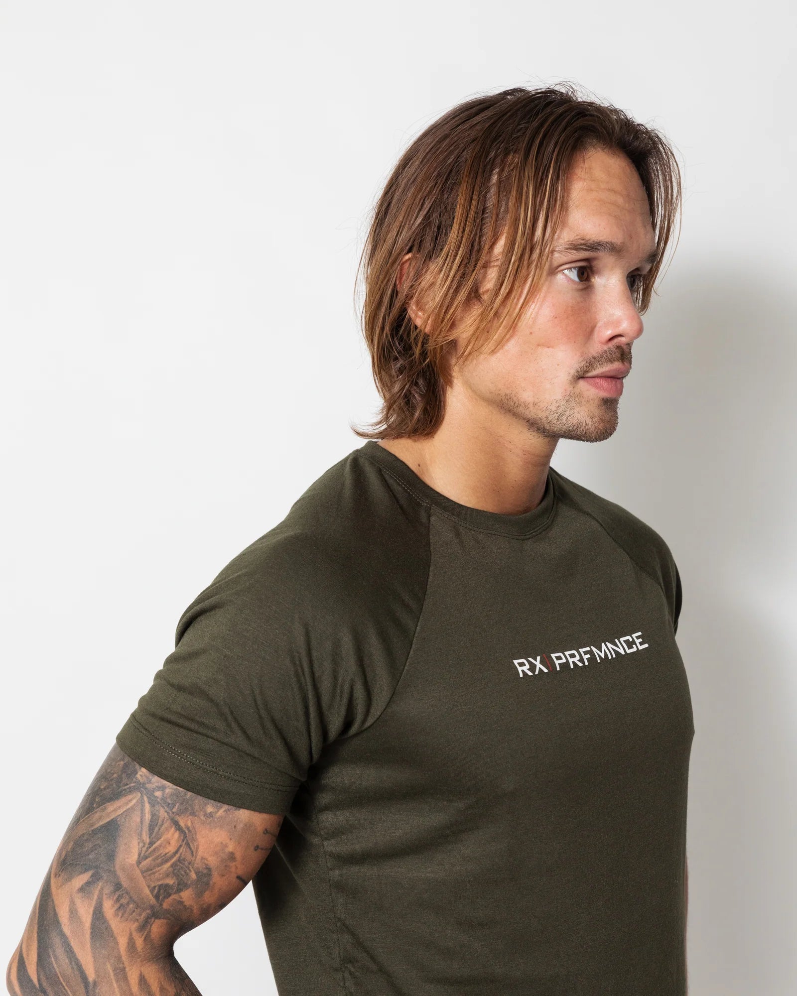 RX Performance Murph T-Shirt Khaki Green RX Performance