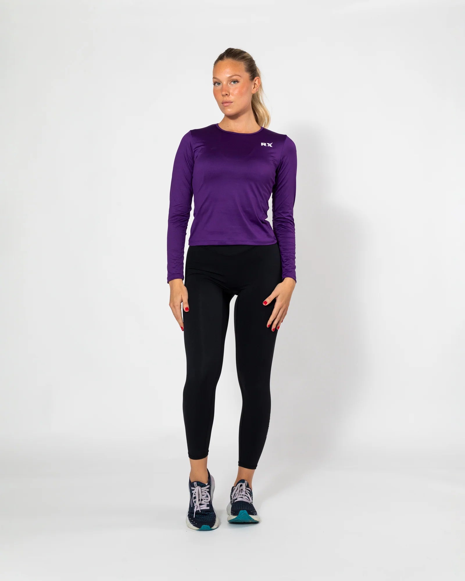 RX Performance Diane Long Sleeve Top Purple RX Performance