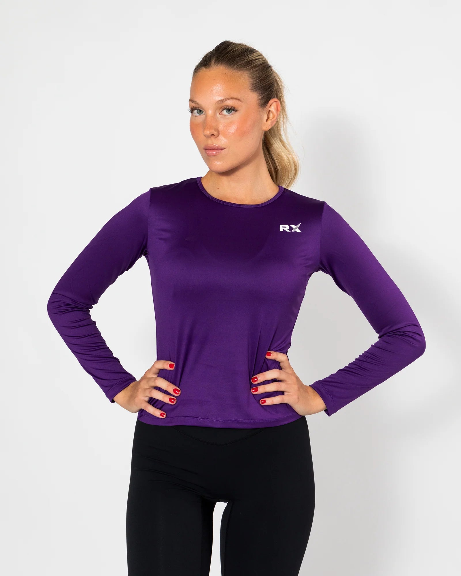 RX Performance Diane Long Sleeve Top Purple RX Performance
