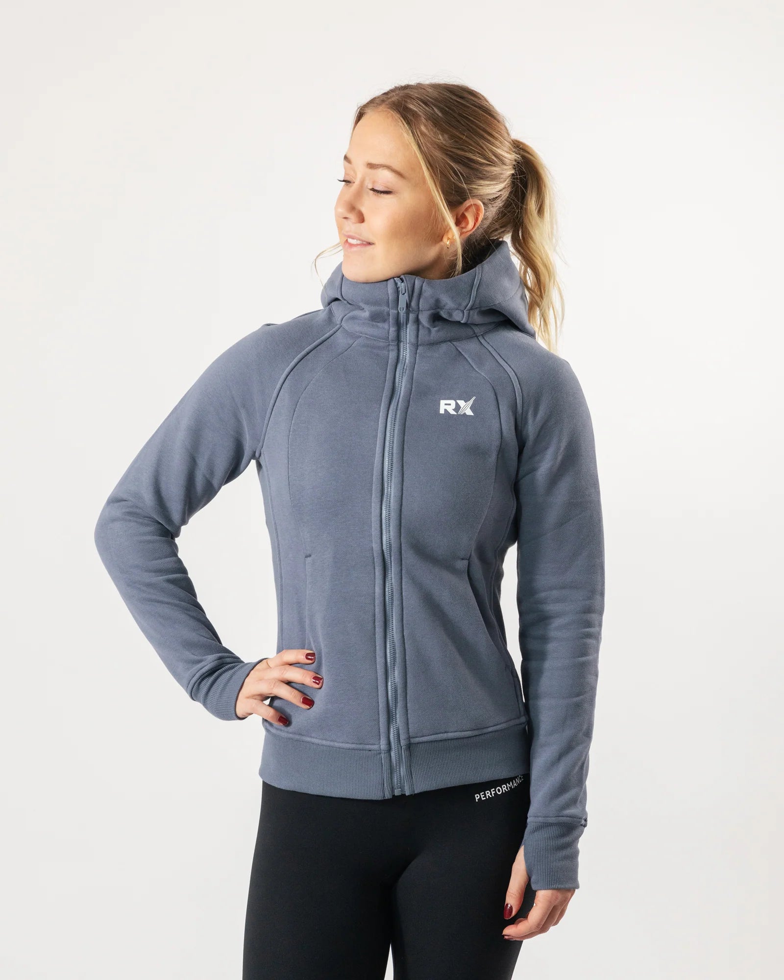 RX Performance Karen Zip Hoodie Ocean Blue RX Performance