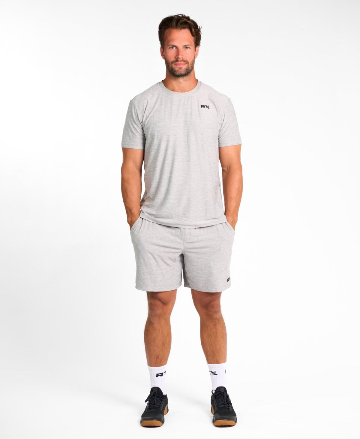 RX Performance Core Shorts Heather Grey