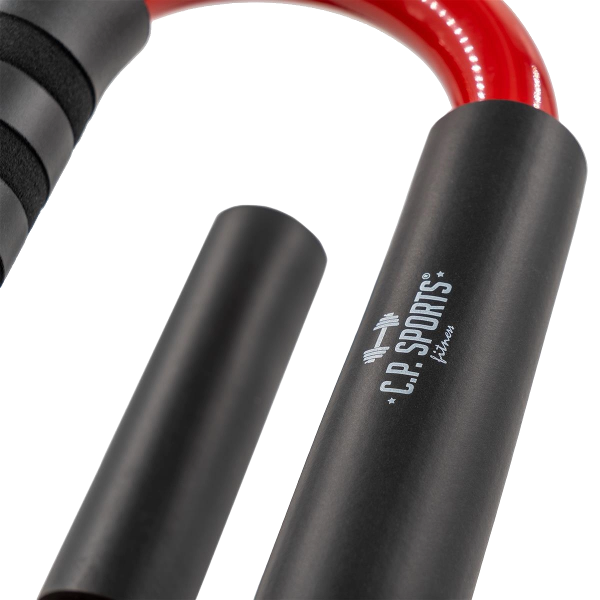 C.P. Sports Push Up Bars Premium (par), black/red C.P. Sports