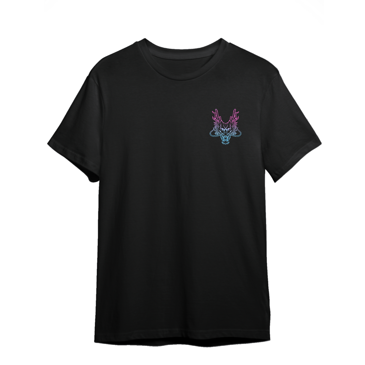 LUXIAOJUN Unisex Oversize Dragon Power Tee
