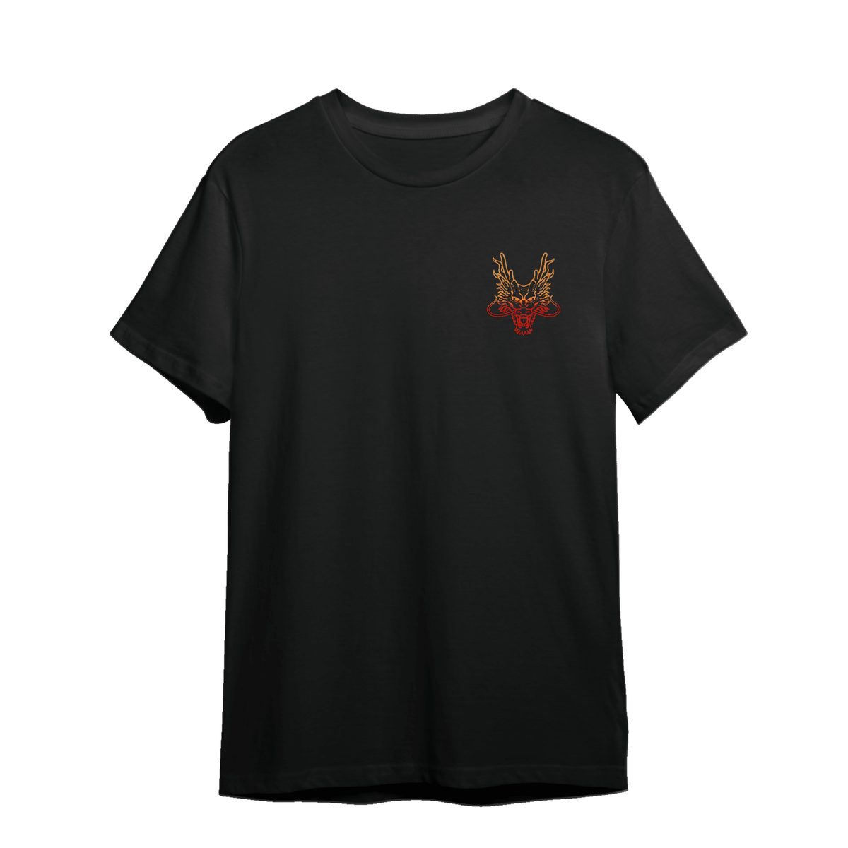 LUXIAOJUN Unisex Oversize Dragon Power Tee