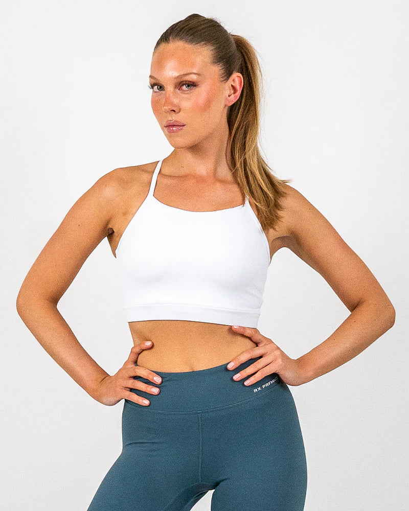 RX Performance Nancy Sport Bra White RX Performance
