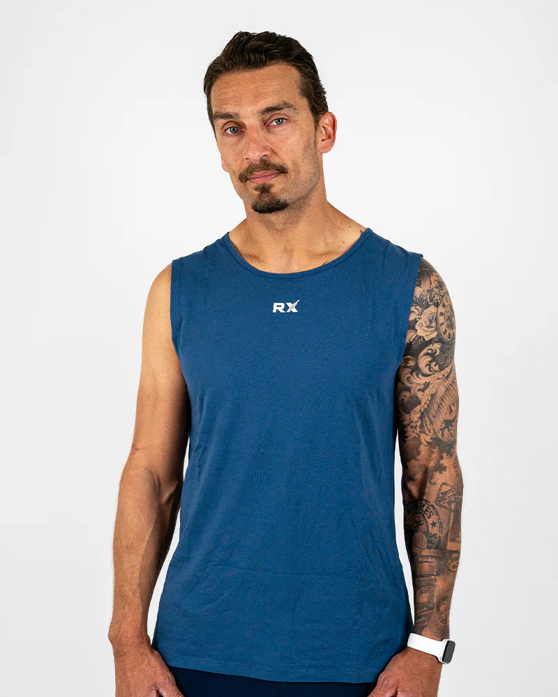 RX Performance Strike Tank Top Midnight Blue RX Performance