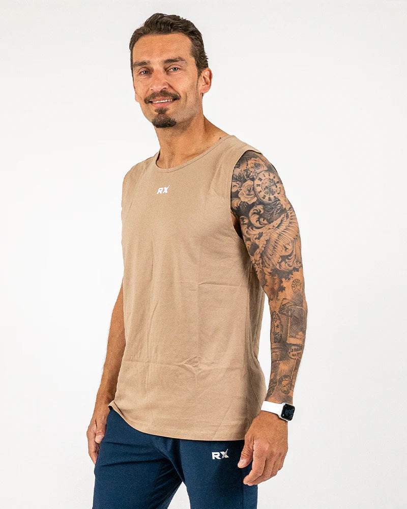 RX Performance Strike Tank Top Sand RX Performance