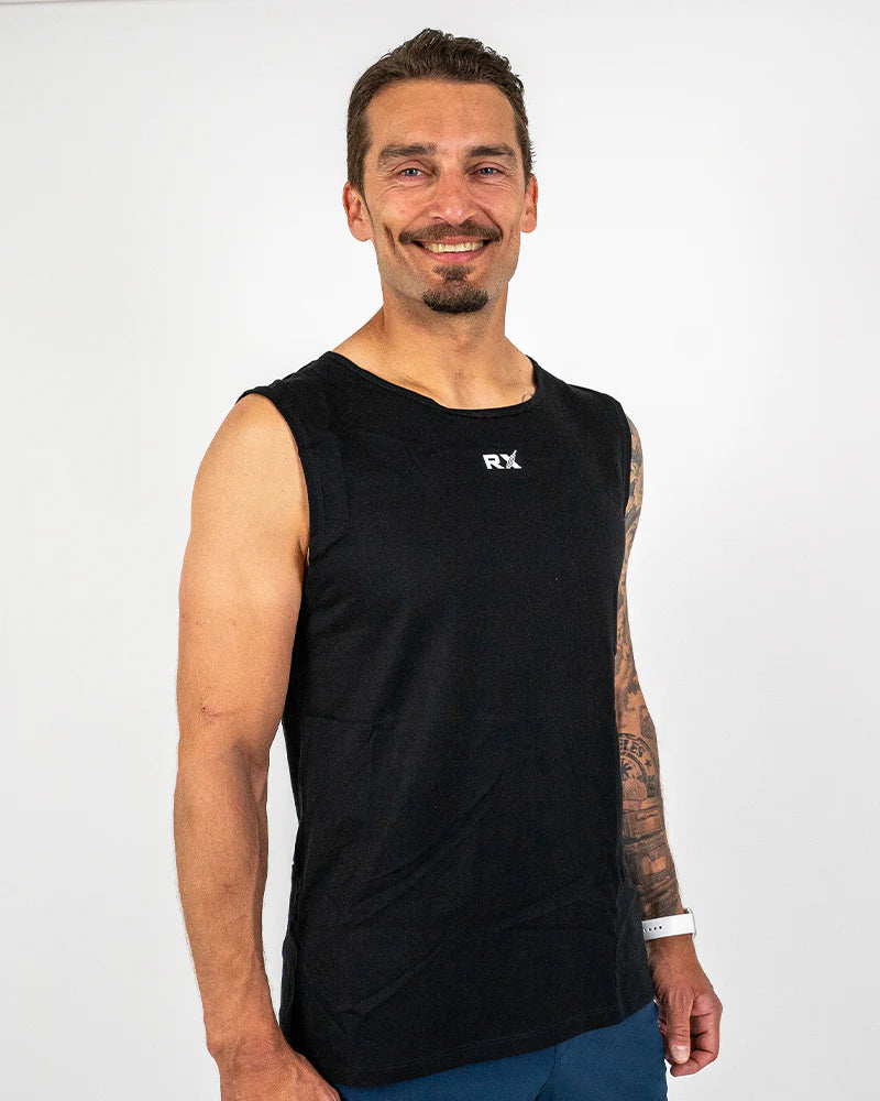 RX Performance Strike Tank Top Black RX Performance