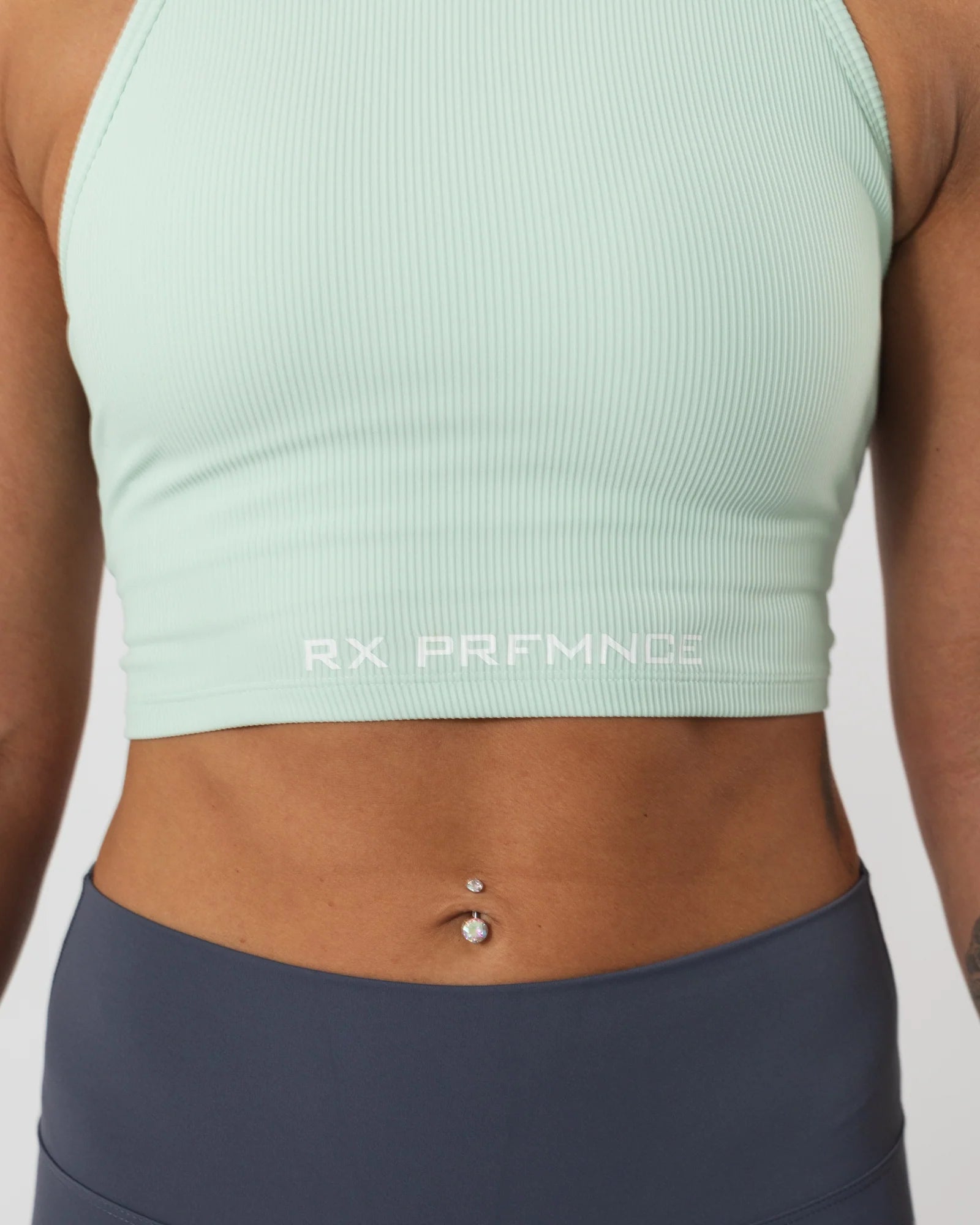 RX Performance Annie Crop Top Mint Green RX Performance