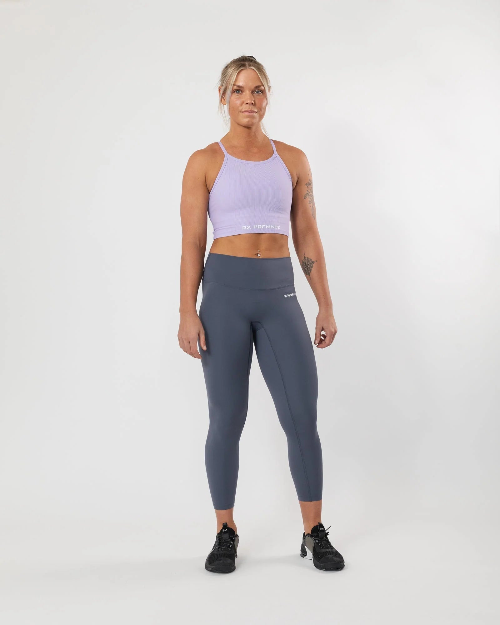 RX Performance Annie Crop Top Purple RX Performance