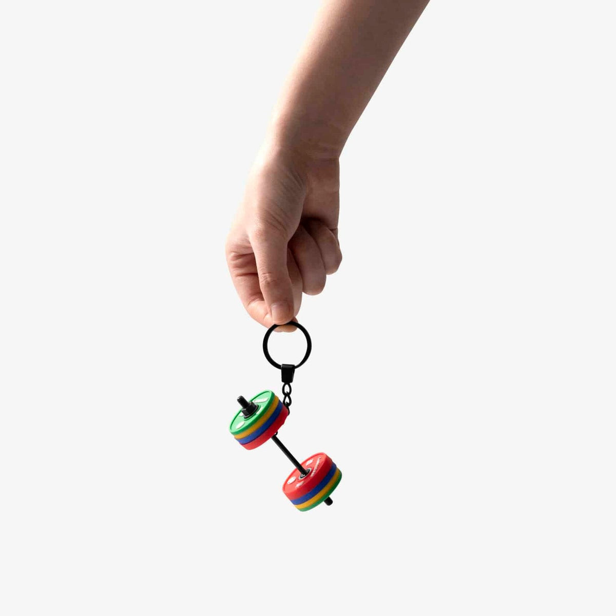 LUXIAOJUN Mini-barbell Keychain