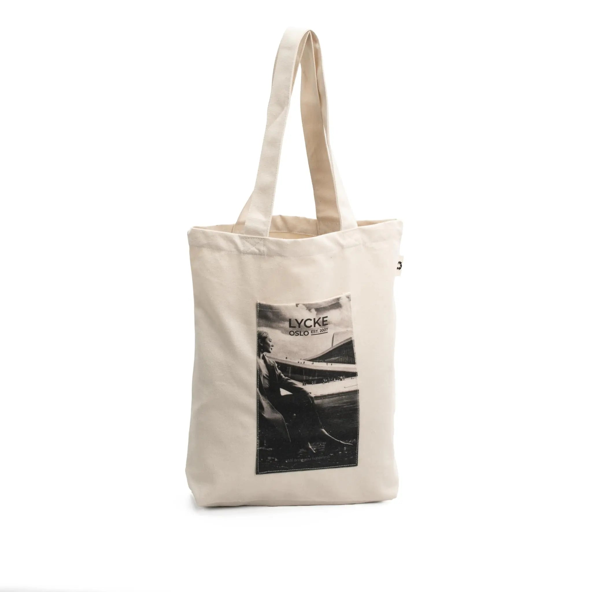 Lycke Oslo Tote Bag - Tygkasse i Återvunnen Bomull Lycke