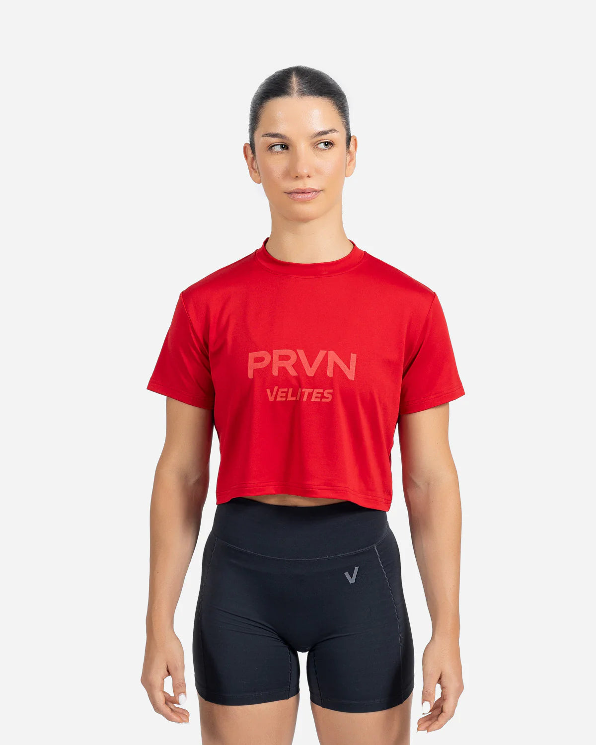Velites Prvn Crop Holo Röd