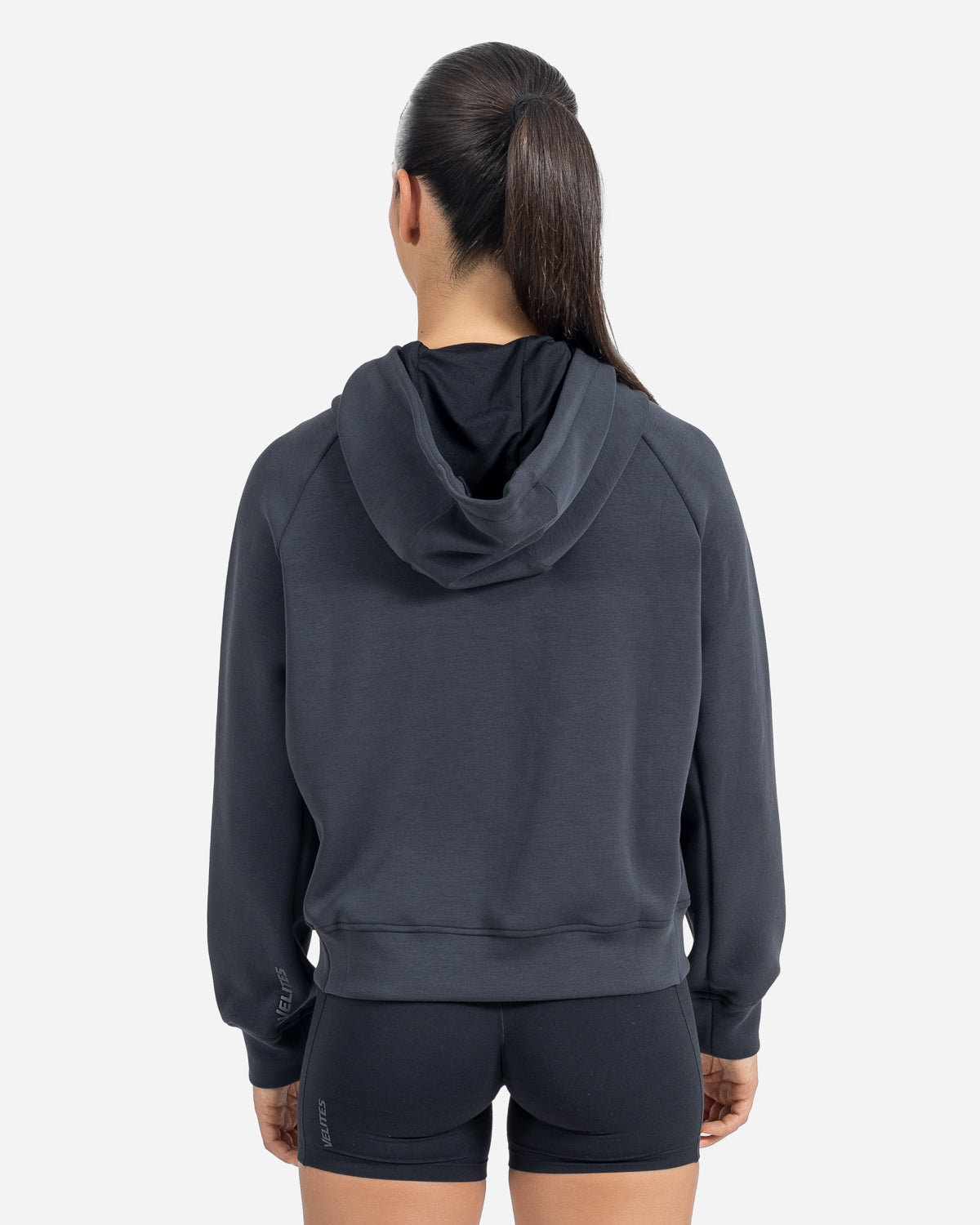 Velites CrossFit® Crop Hoodie Holo Black