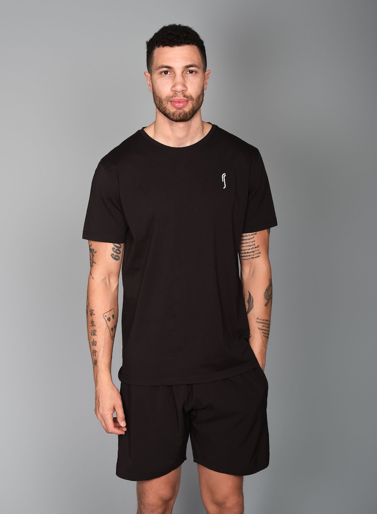 RS Men's Paris Cotton Tee Svart RS
