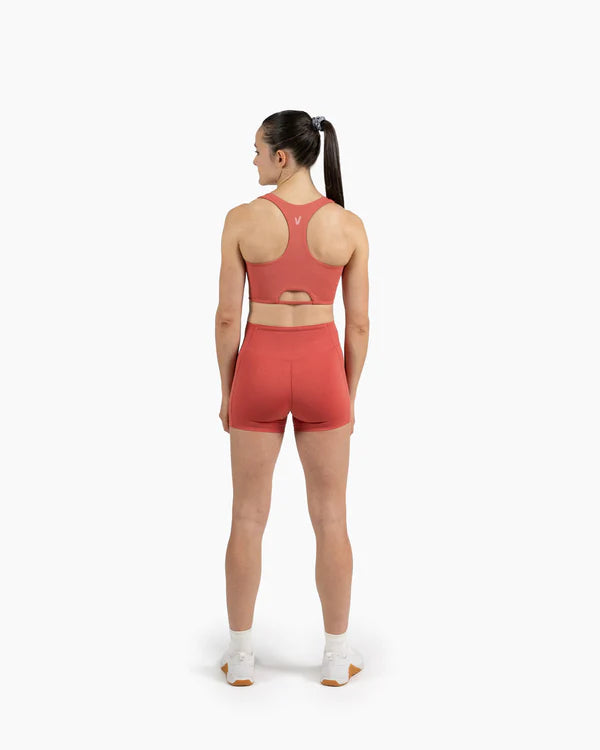 Velites Legging Short Holo Röd