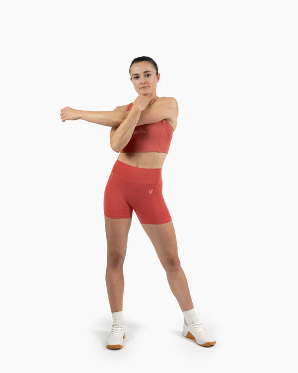 Velites Legging Short Holo Röd
