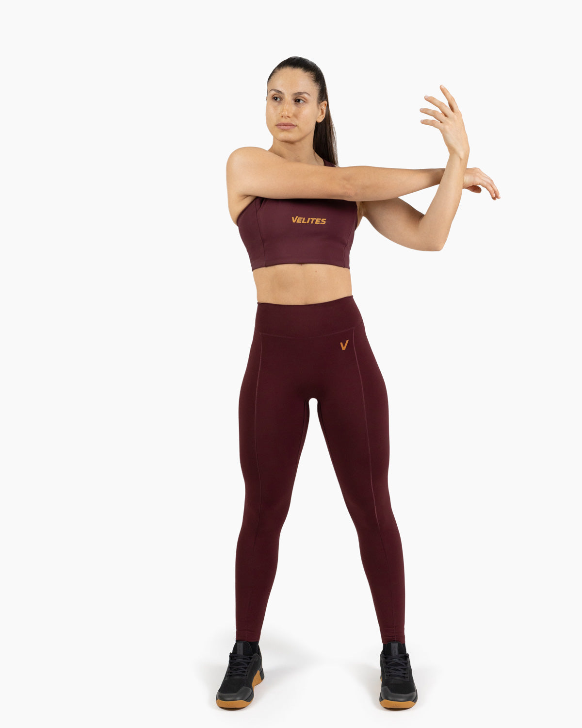 Velites Legging Long Holo Pomegranate