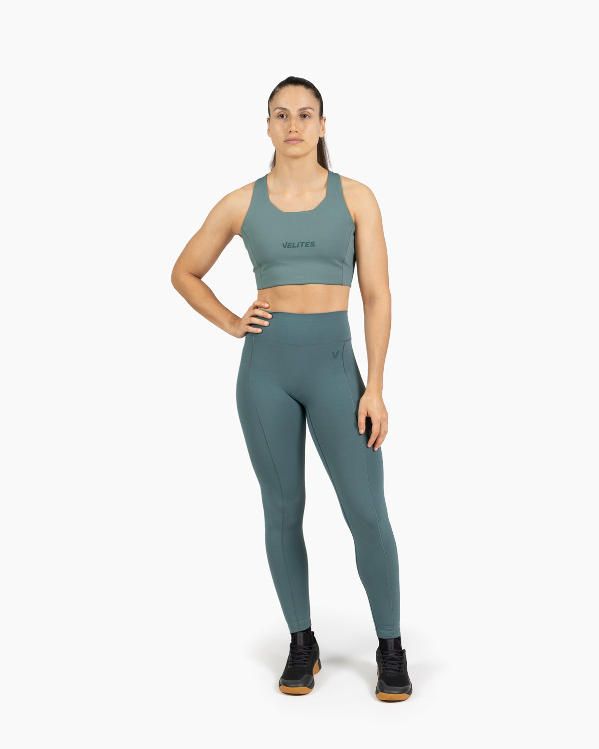 Velites Legging Long Holo Pine Green