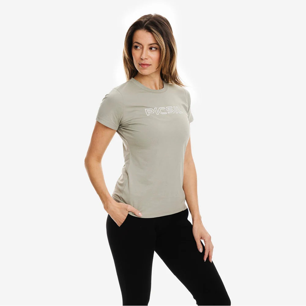 Picsil Short manga women sport t -shirt Fern Picsil