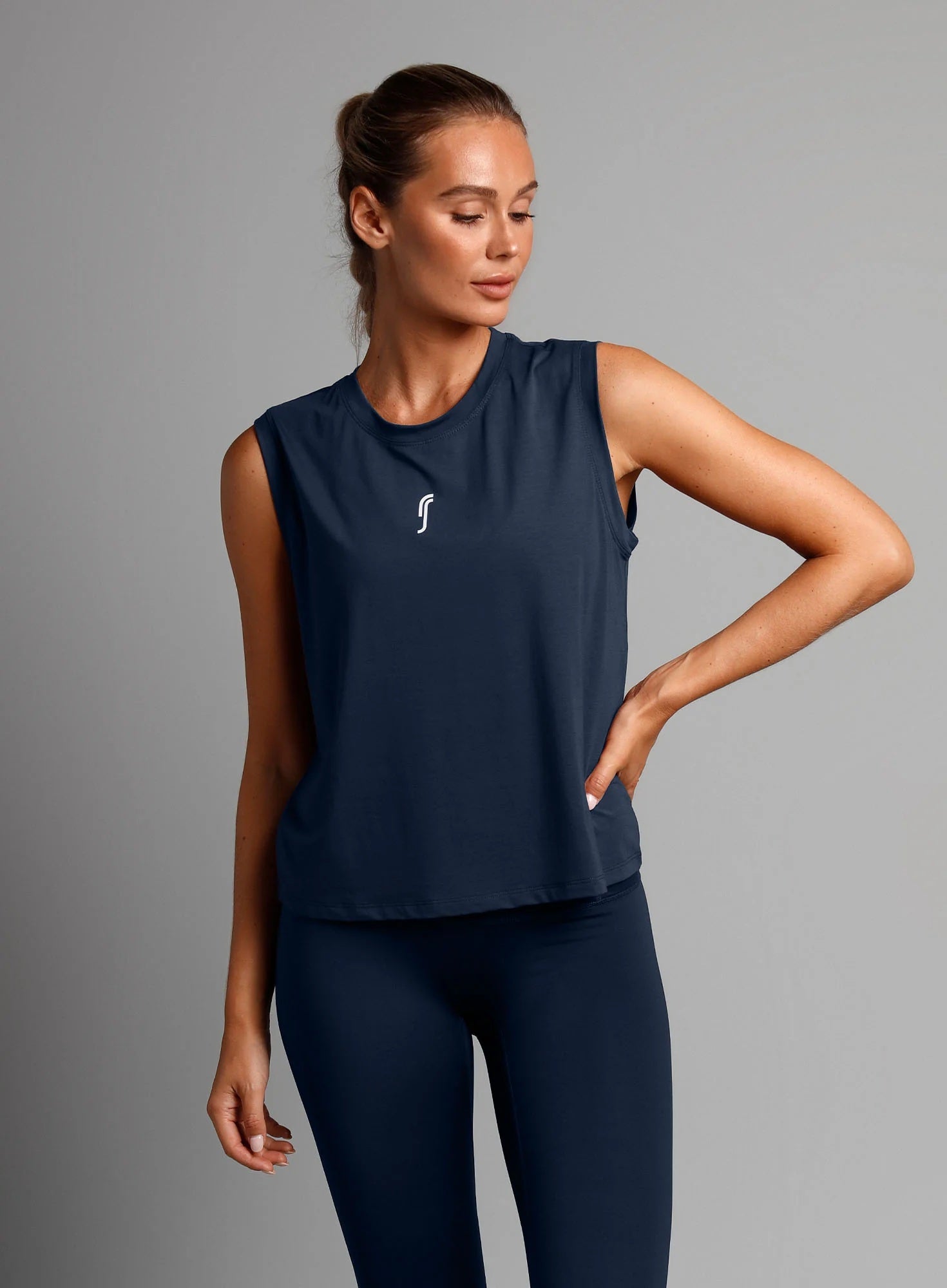 RS Women's Paris Relaxed Tank Navy RS