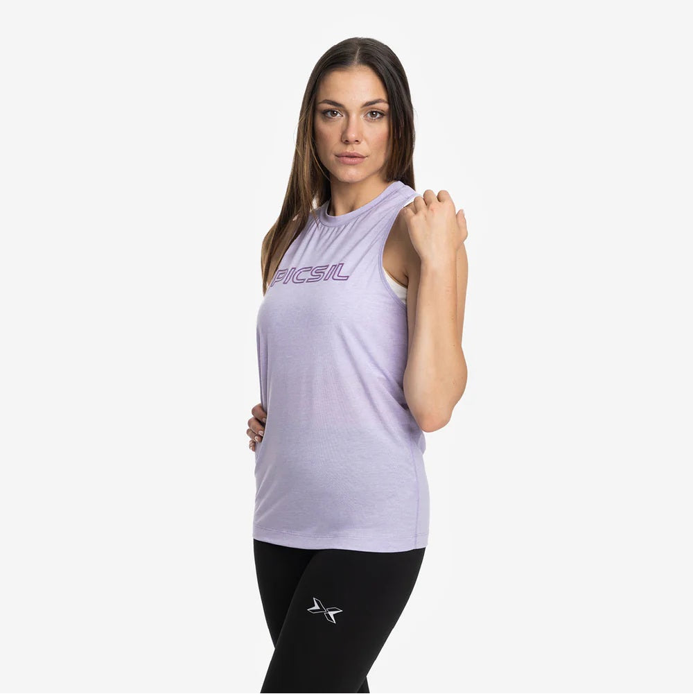 Picsil Tank t -shirt straps Lila Picsil