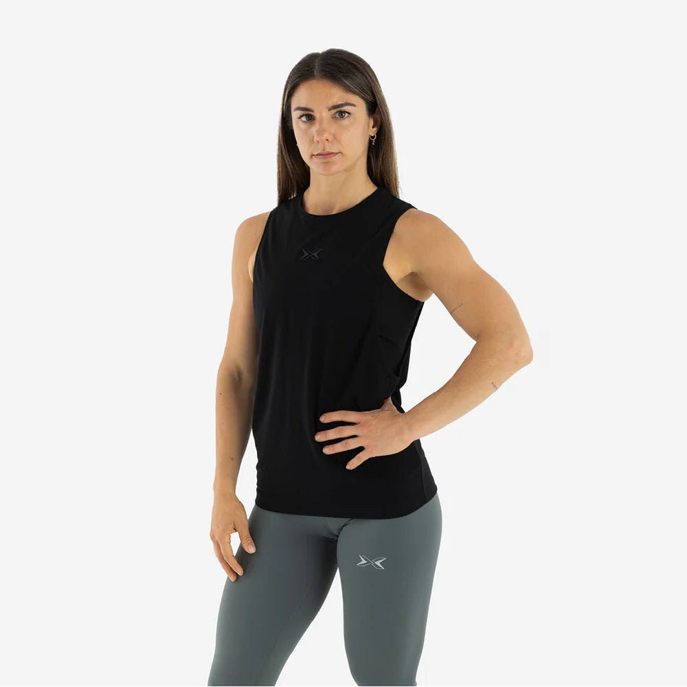 Picsil T-shirt Premium Sleeveless woman Svart Picsil