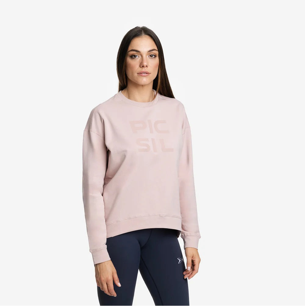 Picsil Jersey Stretch Woman Sweatshirt Rosa Picsil