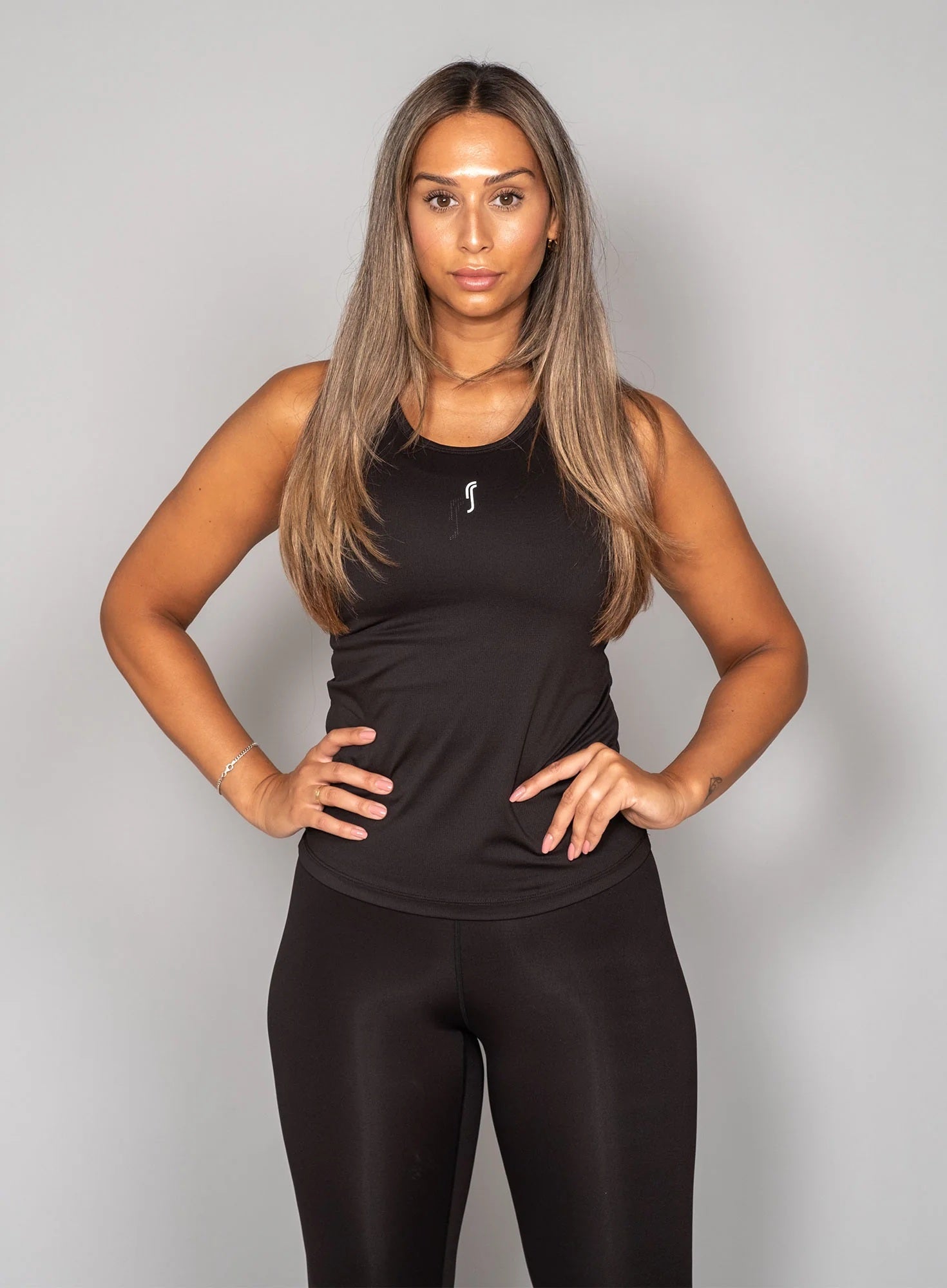 RS Women's Performance Racerback - Mesh Svart RS