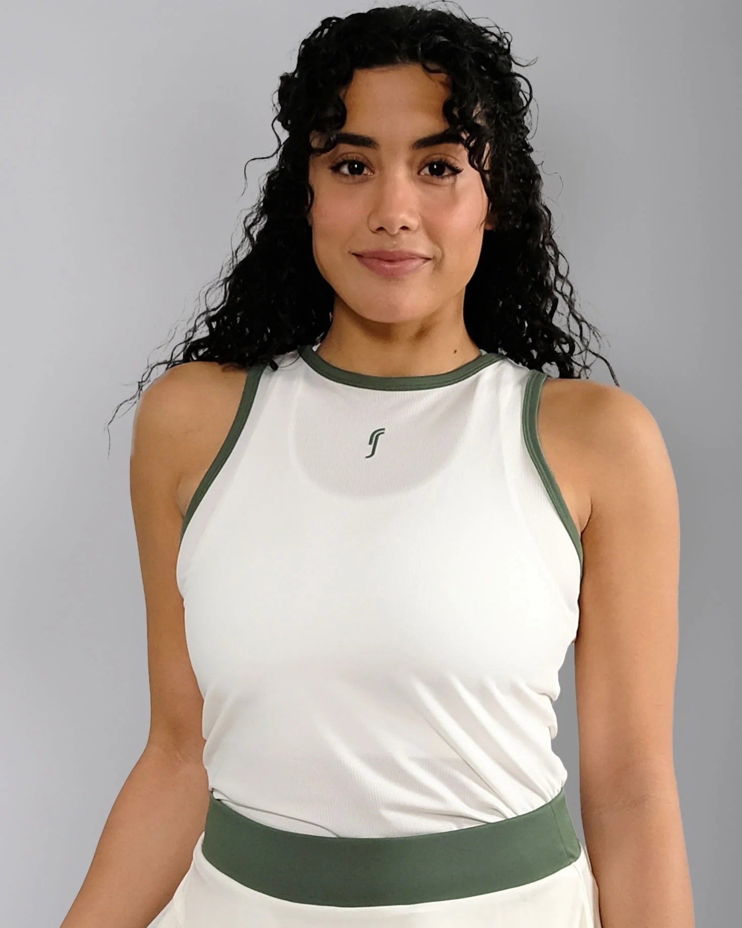 RS Women's Performance Tank - Mesh Court White RS