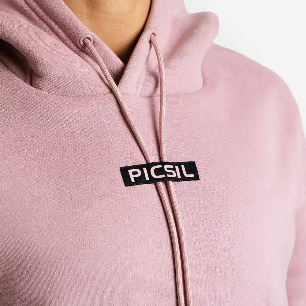 Picsil Crop Women's Sweatshirt Rosa Picsil