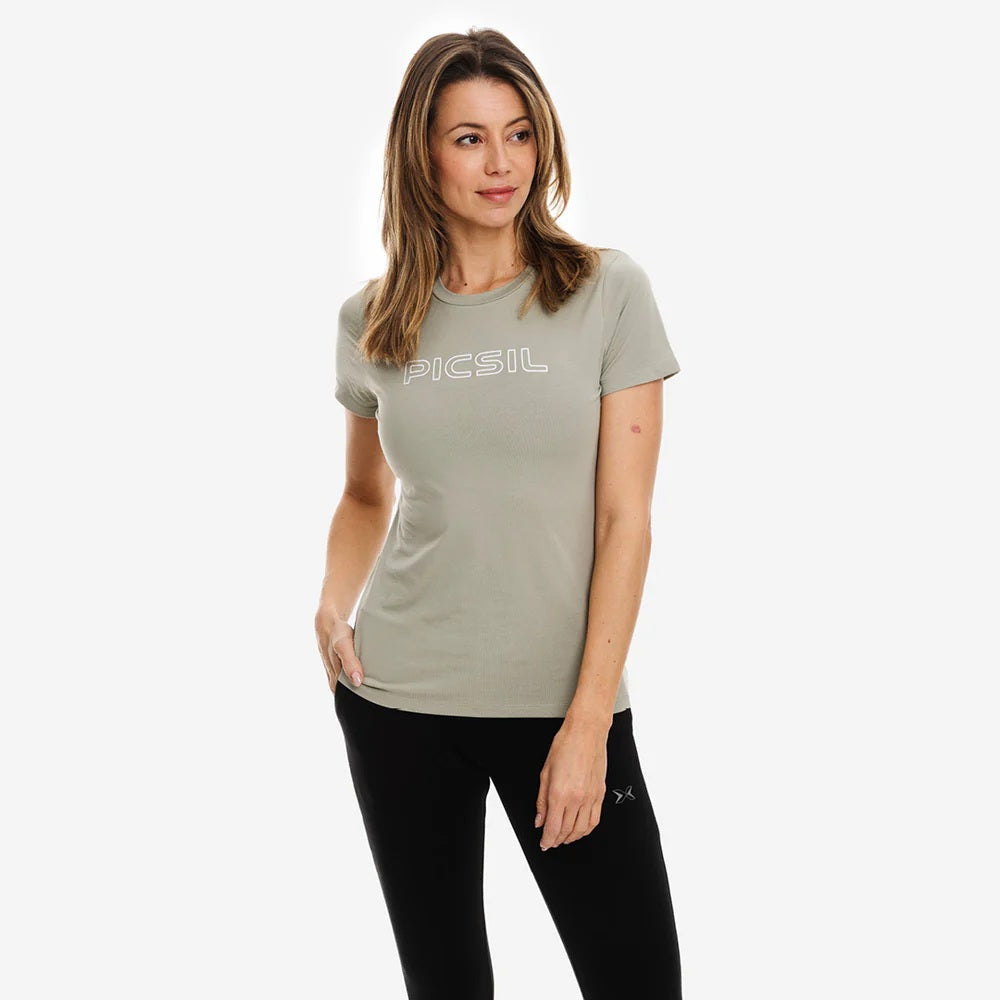 Picsil Short manga women sport t -shirt Fern Picsil