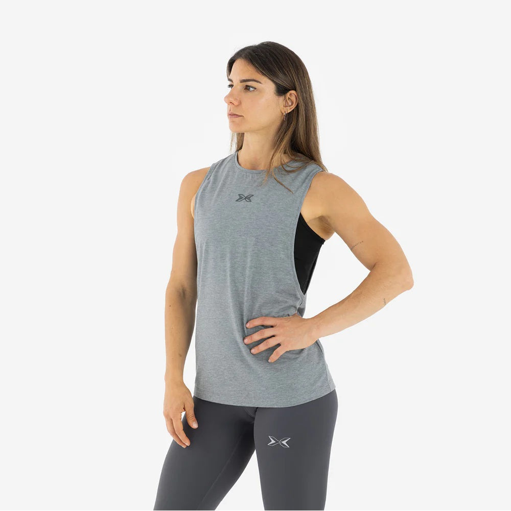 Picsil T-shirt Premium Sleeveless woman Grå Picsil
