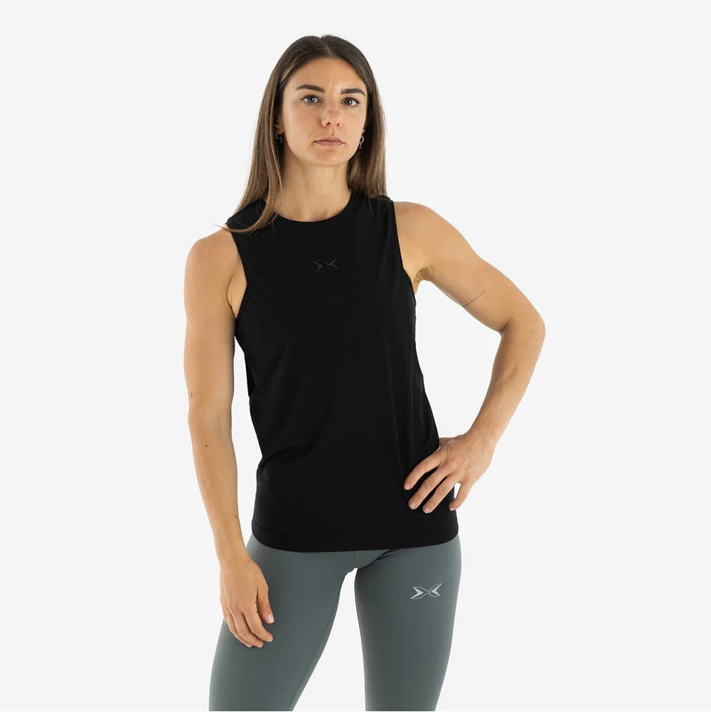 Picsil T-shirt Premium Sleeveless woman Svart Picsil