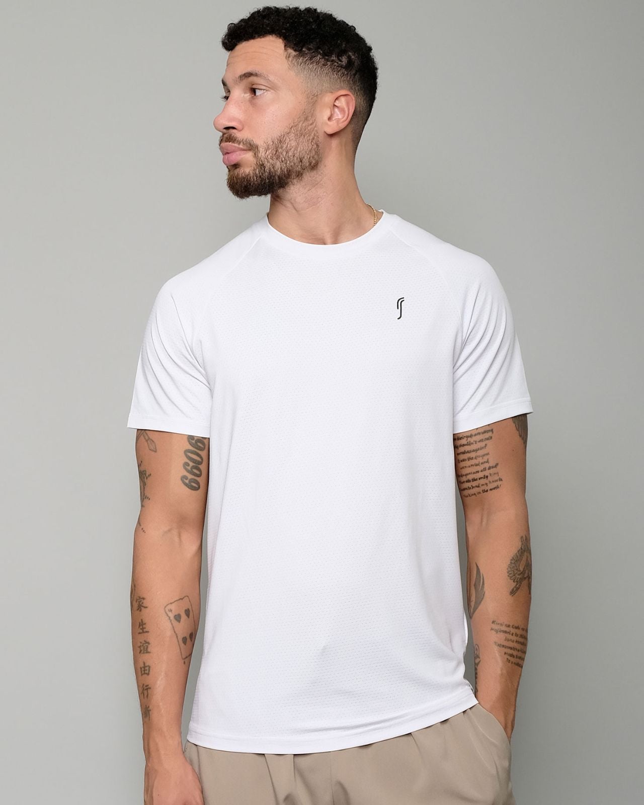 RS Men's Prime Mesh Tee Vit RS