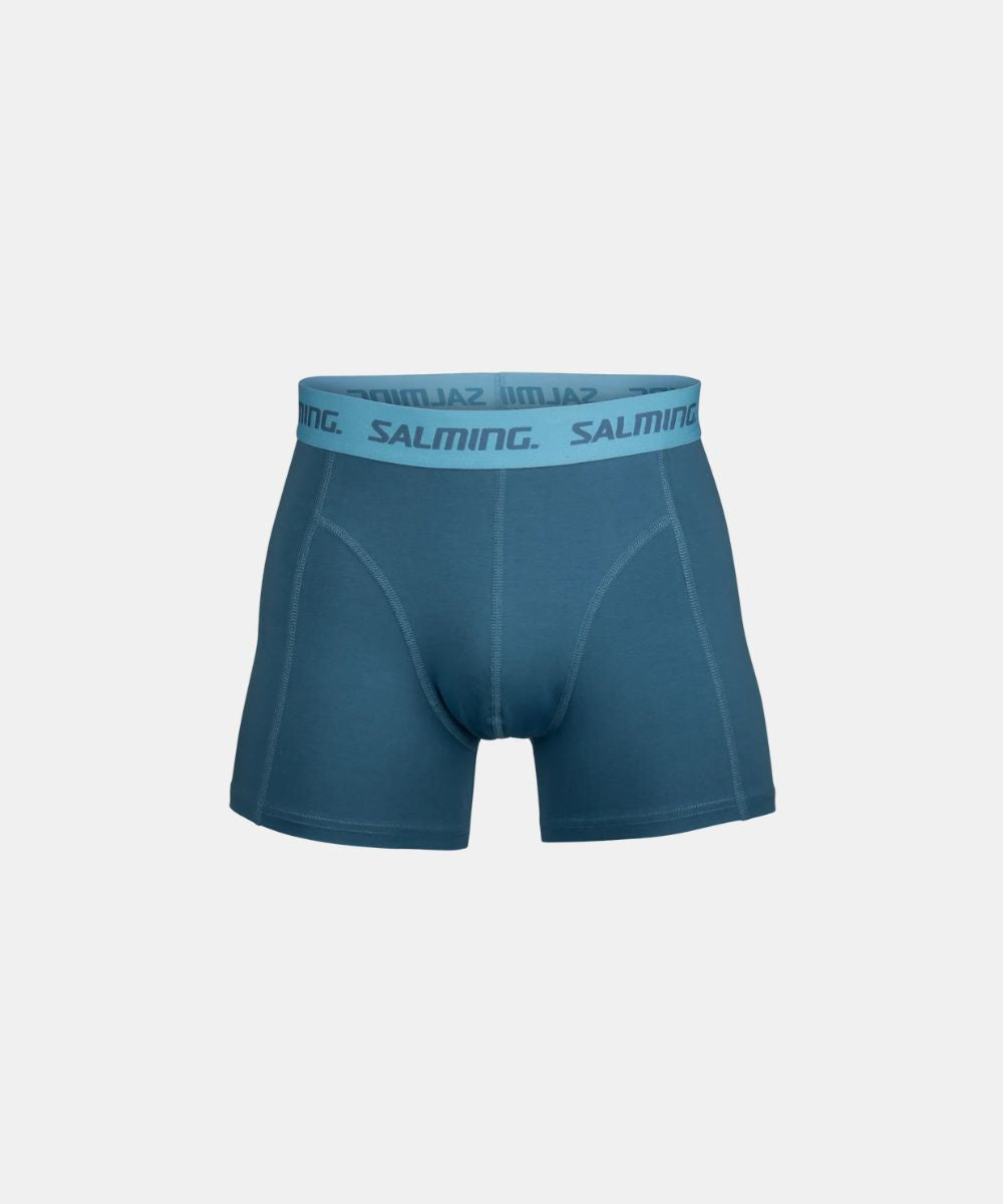 Salming 2-Pack Cotton Boxers Blue