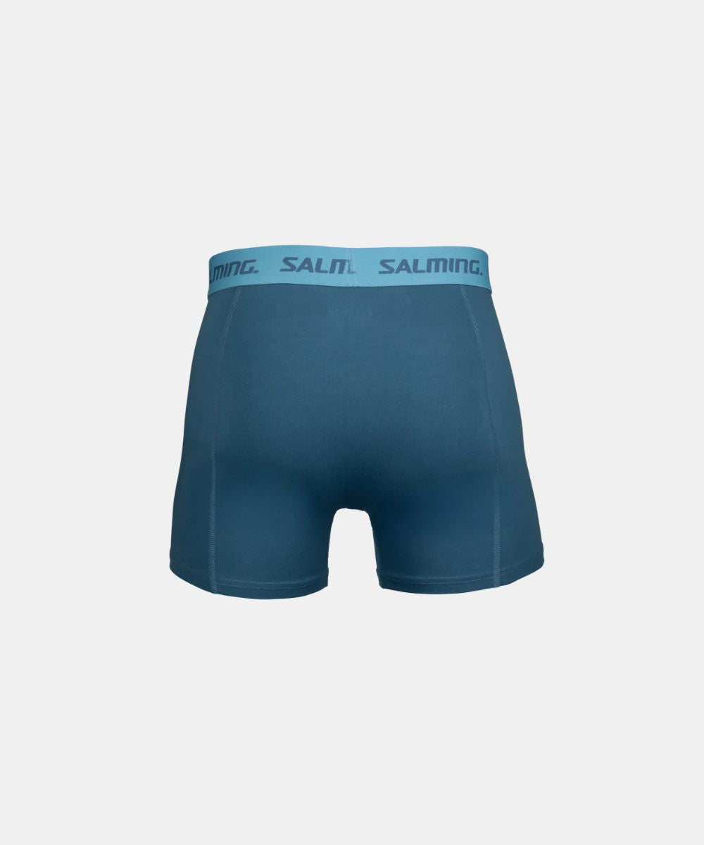 Salming 2-Pack Cotton Boxers Blue