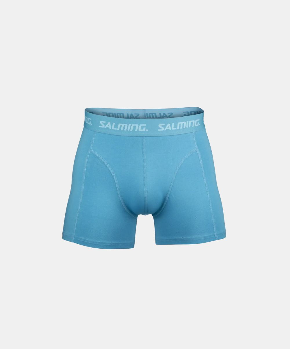 Salming 2-Pack Cotton Boxers Cyan