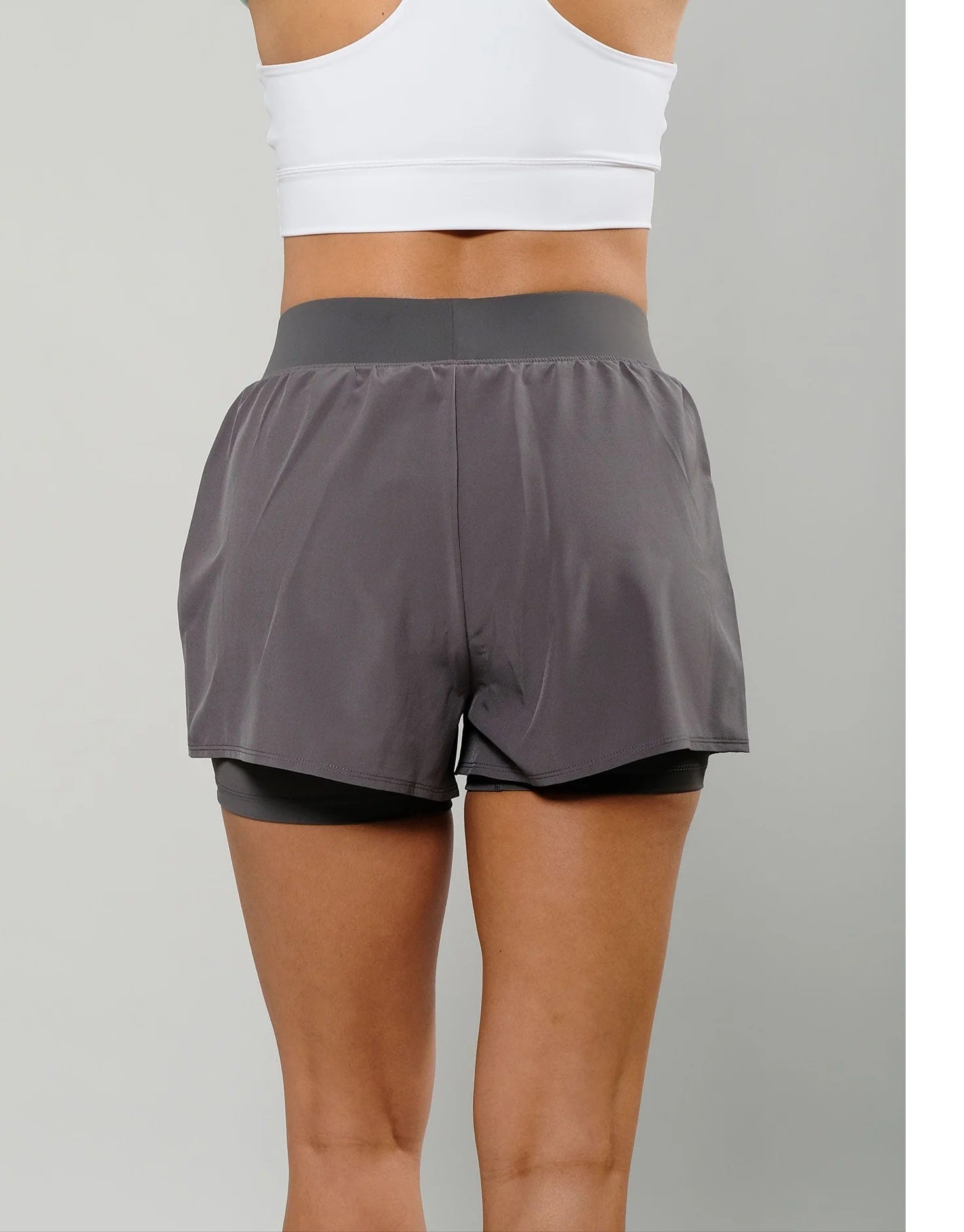 RS Women's Performance Court Shorts - 2 in 1 Deep grey RS