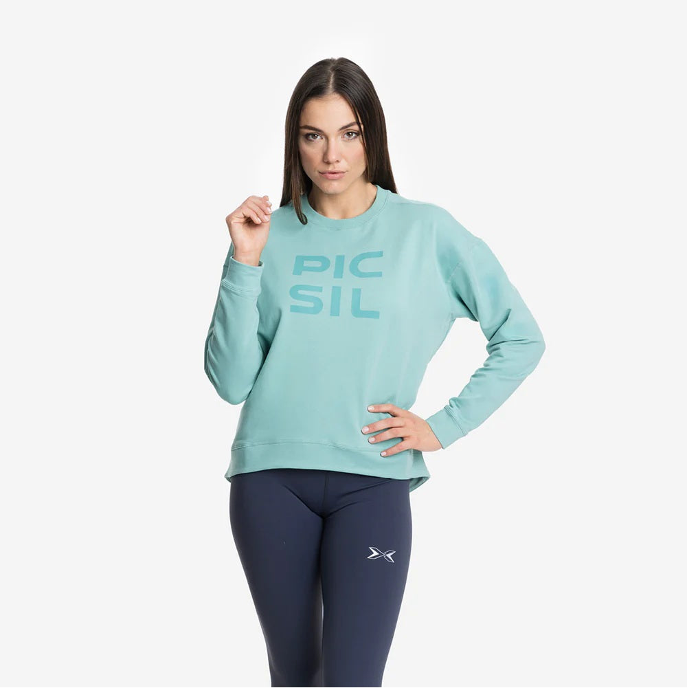 Picsil Jersey Stretch Woman Sweatshirt Blå Picsil