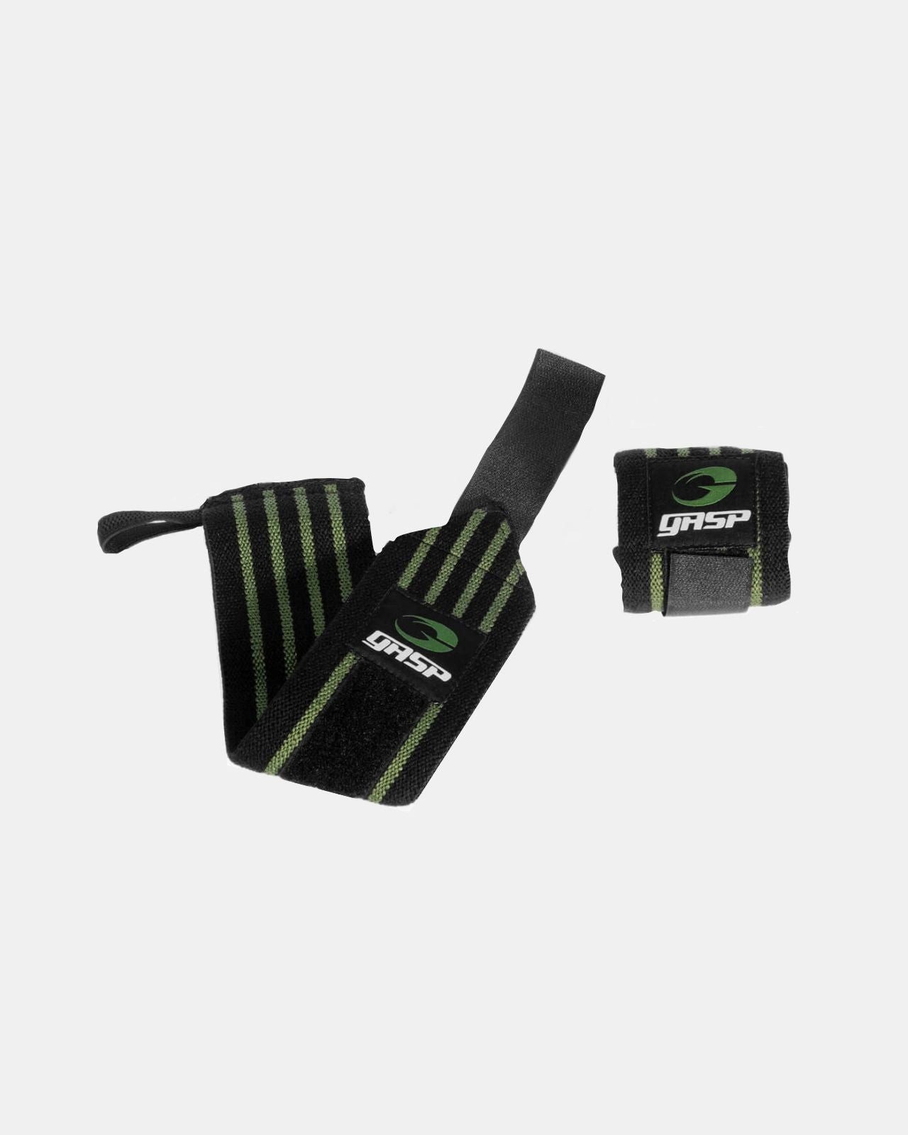 GASP Hardcore Wrist Wraps Svart/Grön Gasp