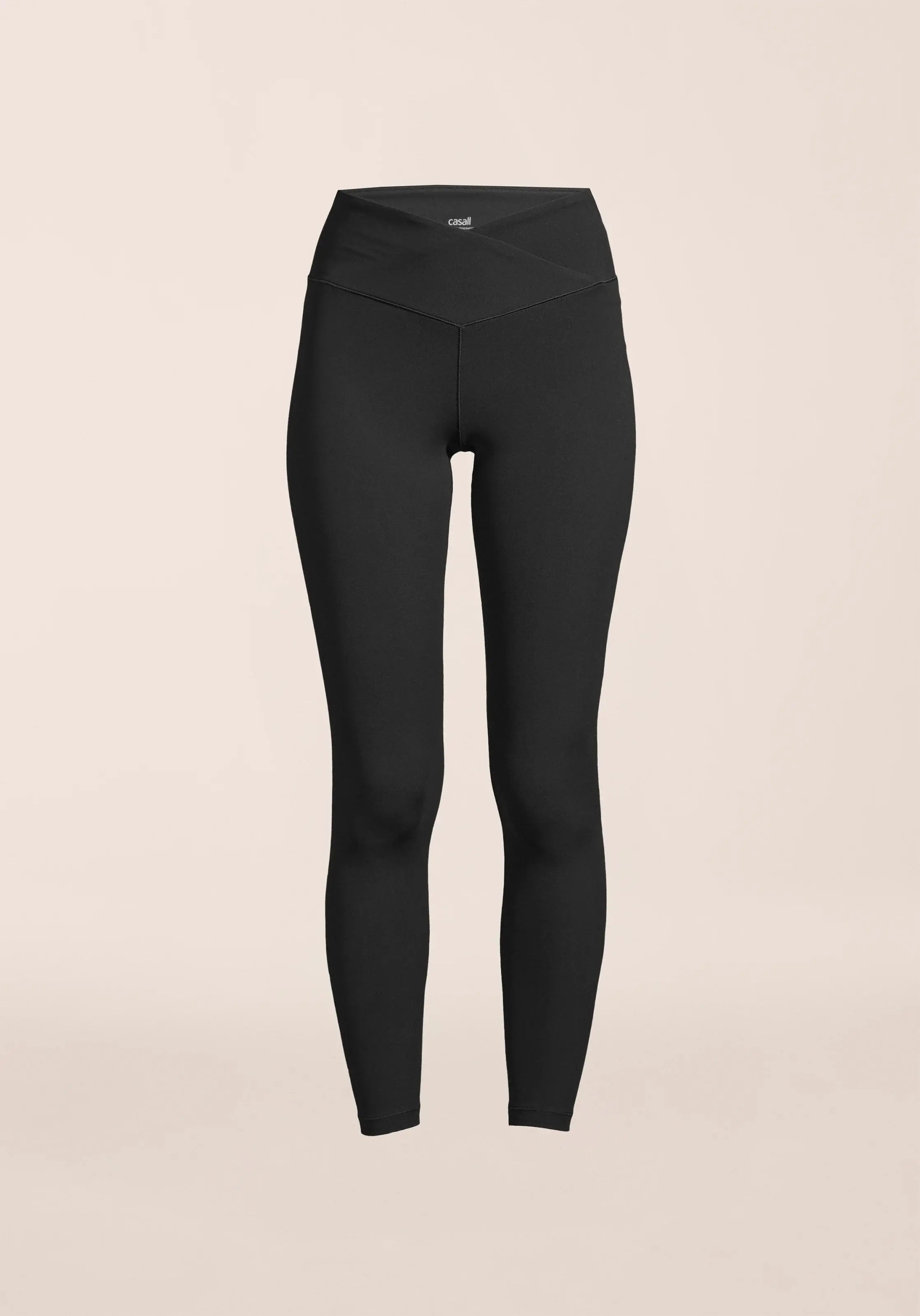 CASALL Overlap High Waist Tights Black CASALL