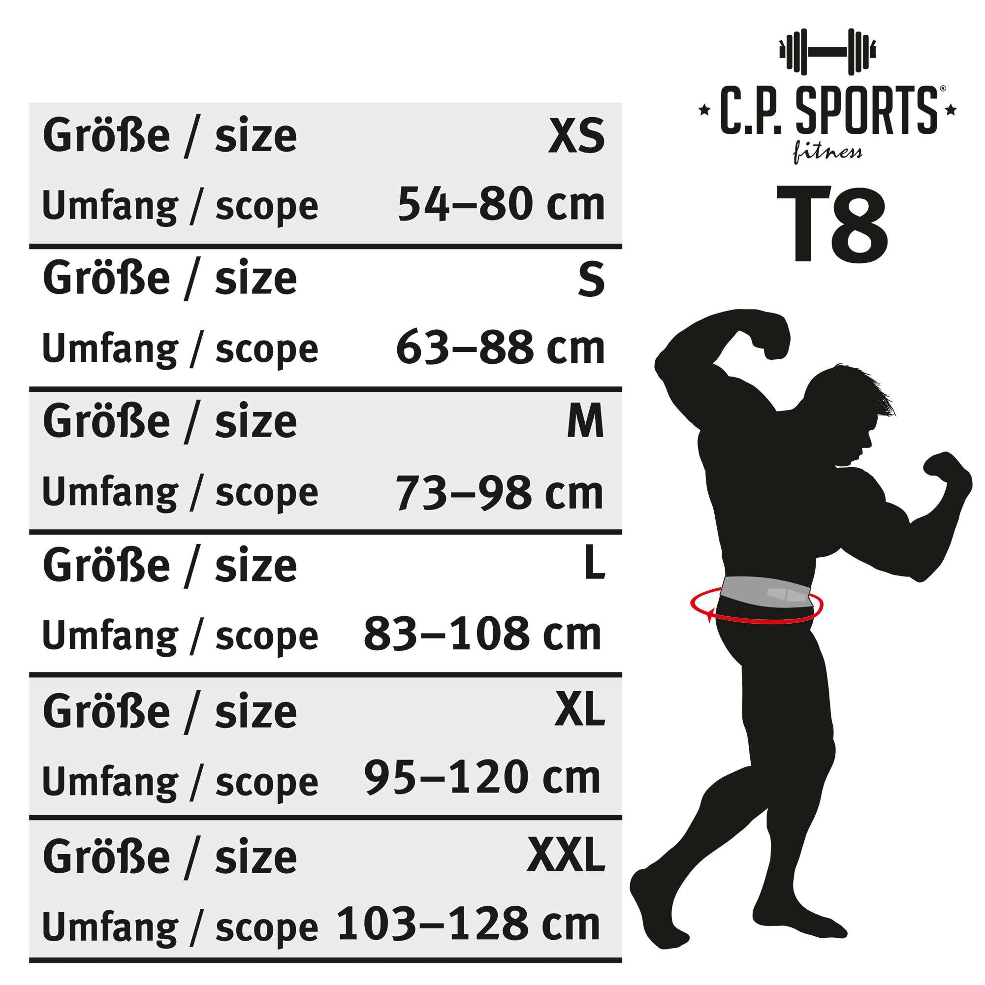 C.P. Sports Powerlifting Belt, black C.P. Sports