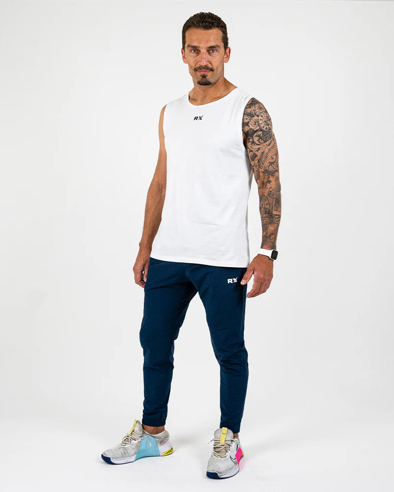 RX Performance Strike Tank Top White RX Performance