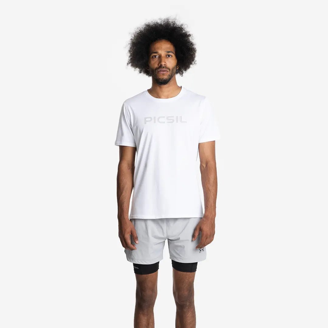 Picsil Basic Tee Core Herr Vit
