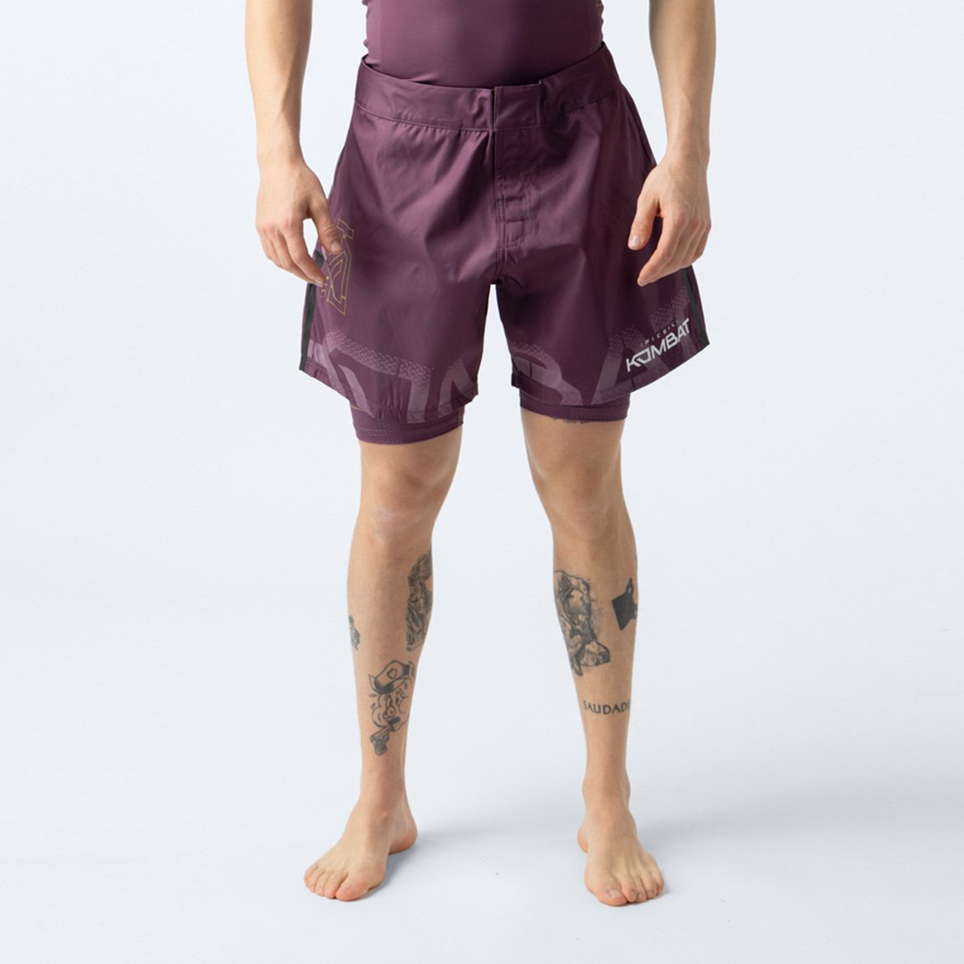 Picsil KOMBAT Kobalt Fightshorts Herr Burgundy