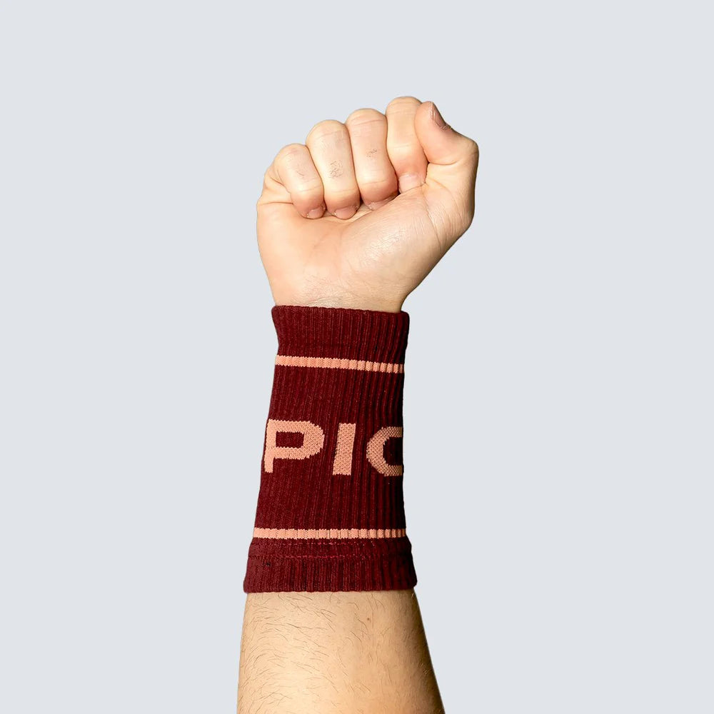 Picsil Long Wristbands Burgundy