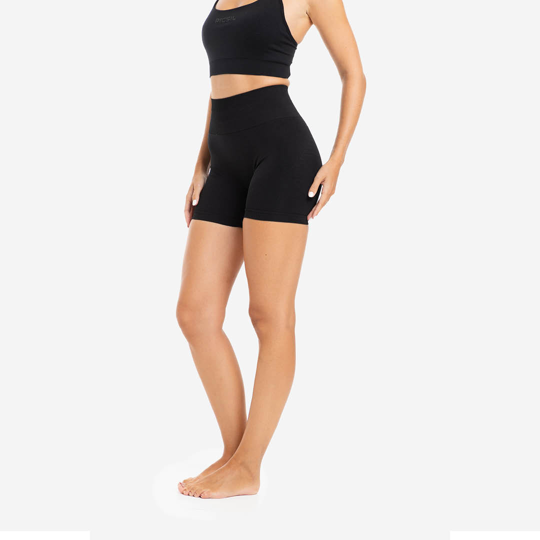Picsil Shorts Woman Seamless Sculpt Svart Picsil